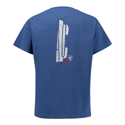 Camiseta m / c jr. Retro escudo azulon