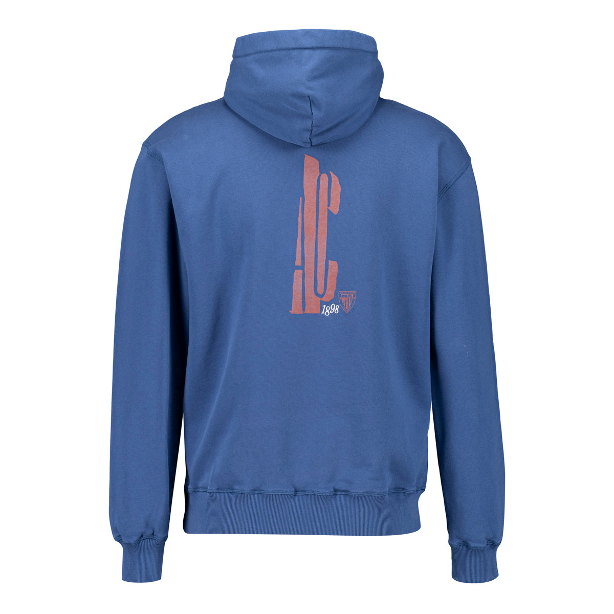 Sudadera Retro Capucha Escudo AC Azulon