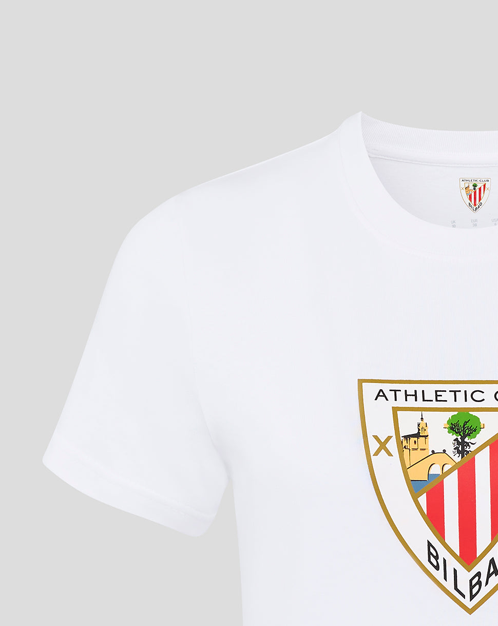 WOMEN'S CORE CREST TEE - WHITE