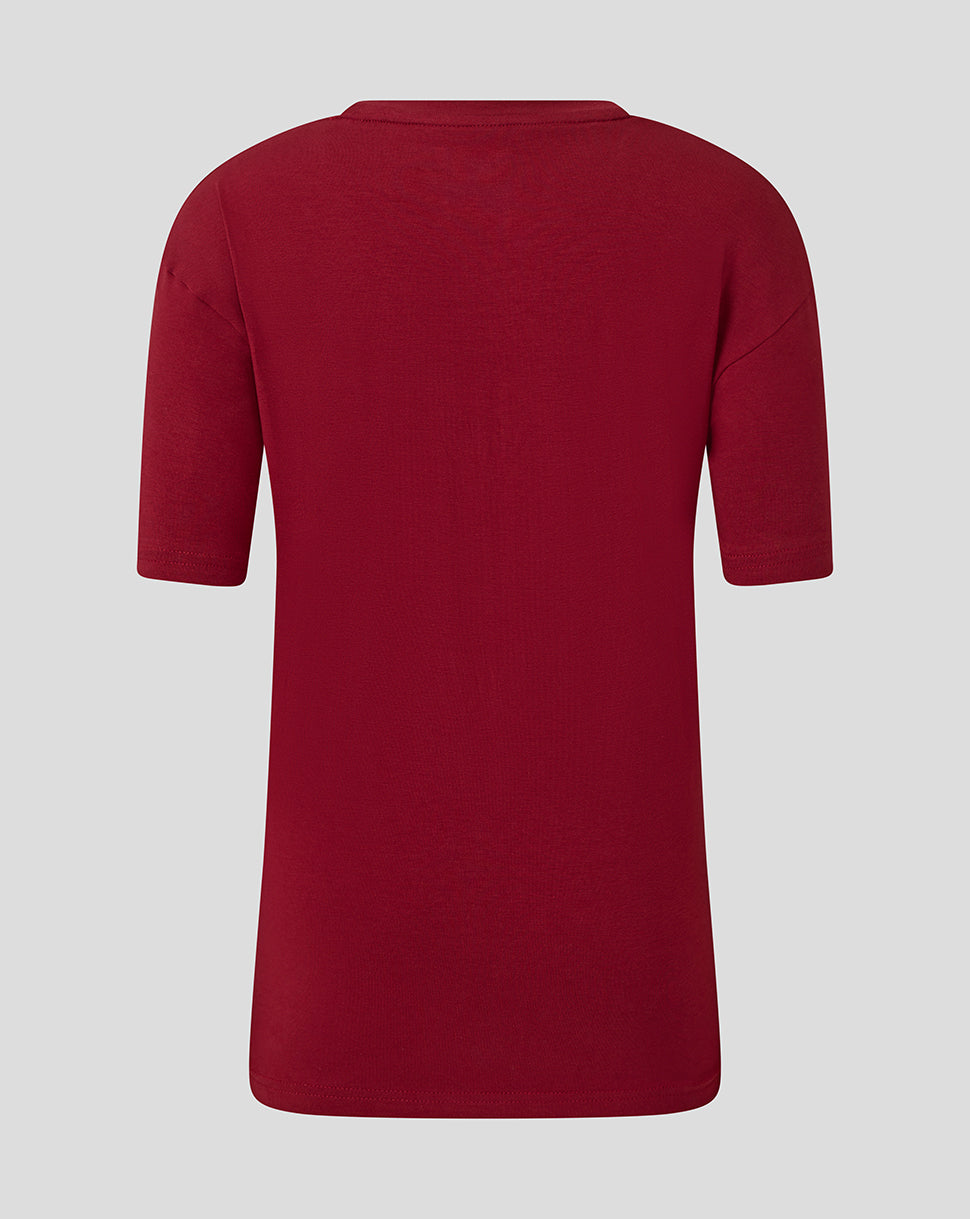 CAMISETA VIAJE ATHLETIC CLUB MANGA CORTA JUNIOR ROJA