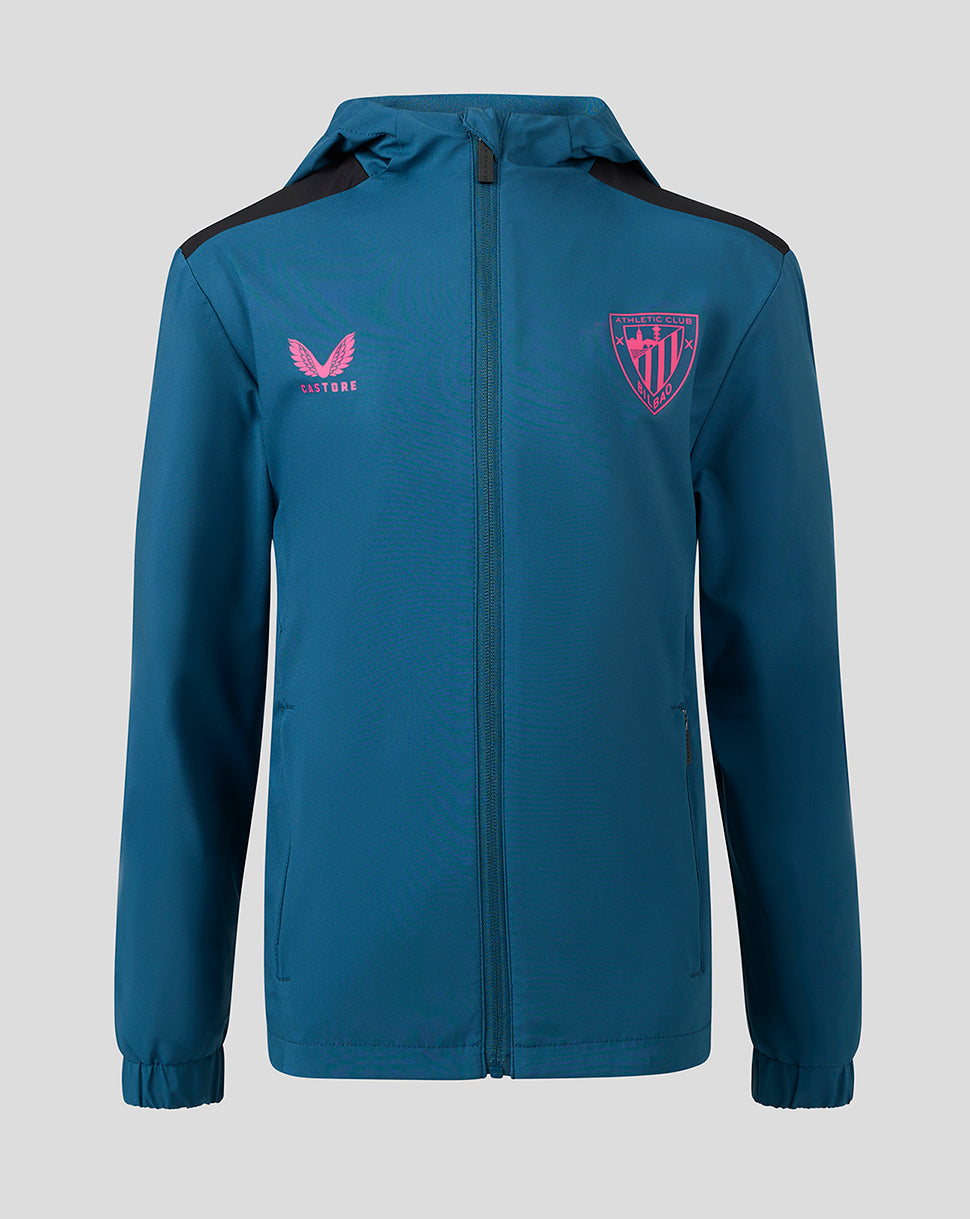 Les joueurs de Bilbao athlétiques masculins entraînent une veste de pluie à manches longues - une plongée profonde