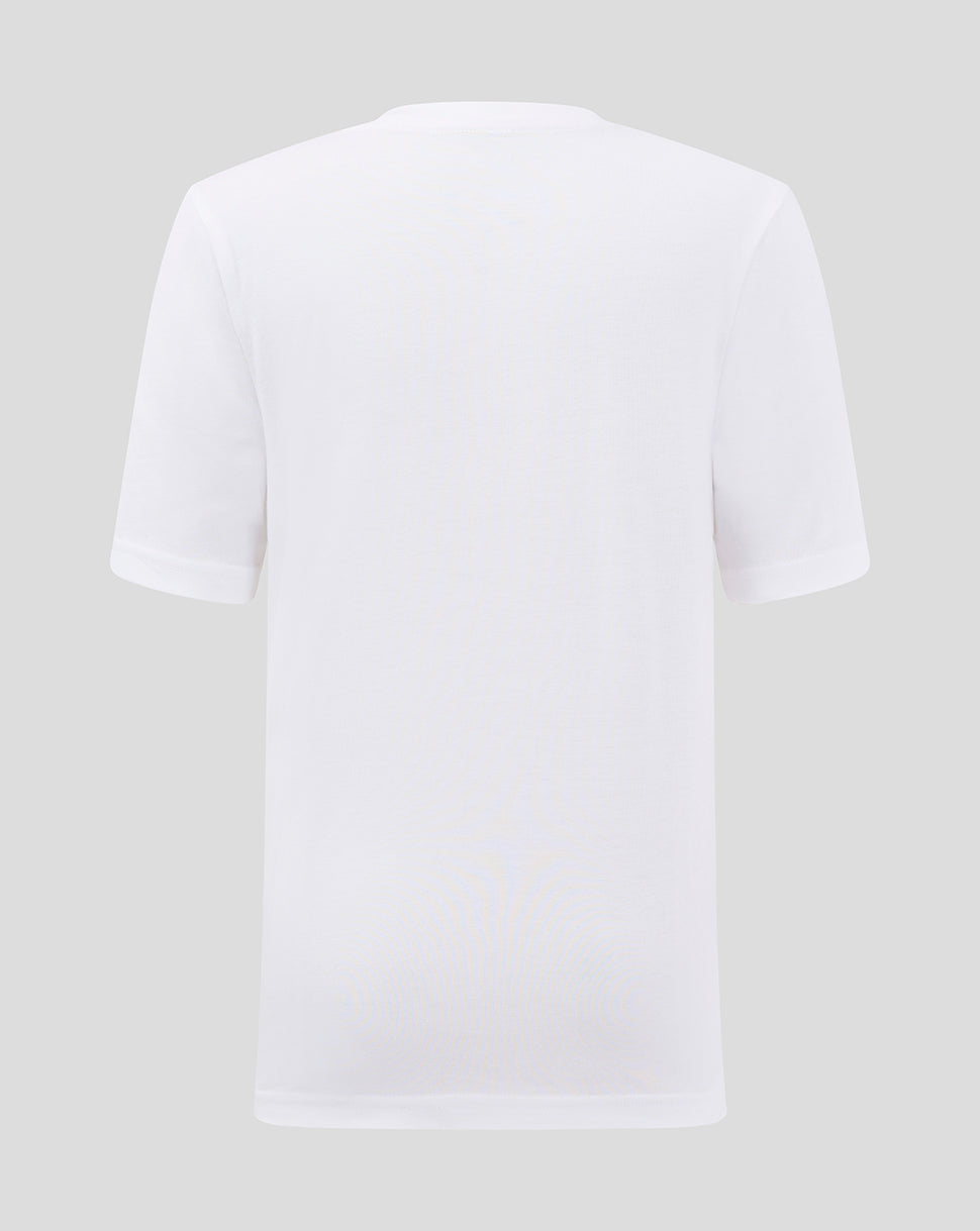 JUNIOR CORE CREST TEE - WHITE
