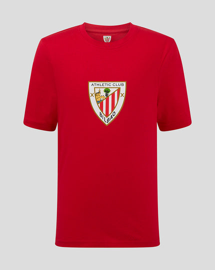 JUNIOR CORE CREST TEE - RED