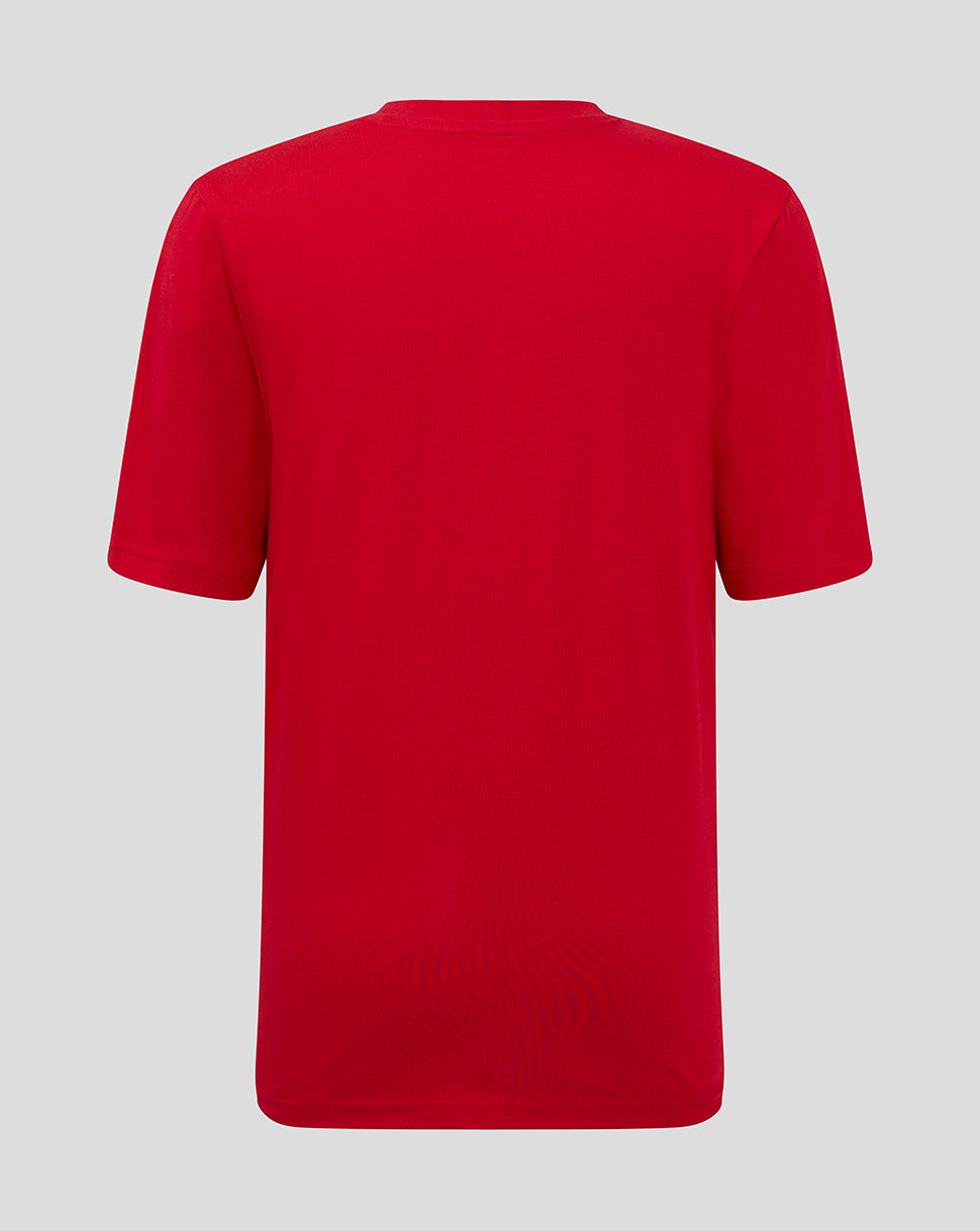 JUNIOR CORE CREST TEE - RED