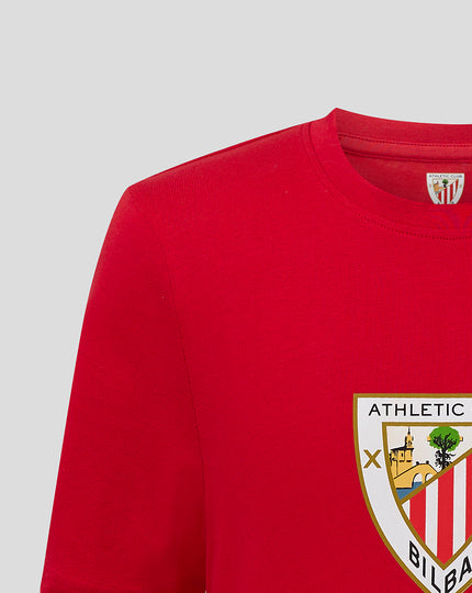 JUNIOR CORE CREST TEE - RED