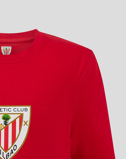 JUNIOR CORE CREST TEE - RED
