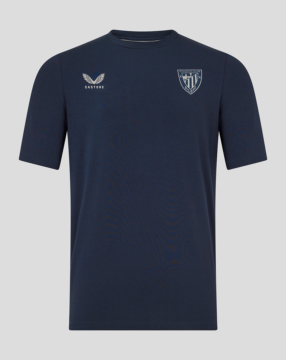 CAMISETA DE VIAJE DE MANGA CORTA DEL ATHLETIC CLUB NEGRO IRIS