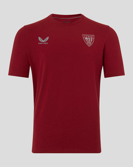 TEE-SHIRT DE VOYAGE À MANCHES COURTES ROUGE DE L’ATHLETIC CLUB