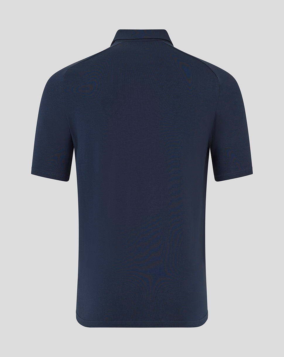 POLO DE VIAJE DE MANGA CORTA DEL ATHLETIC CLUB NEGRO IRIS