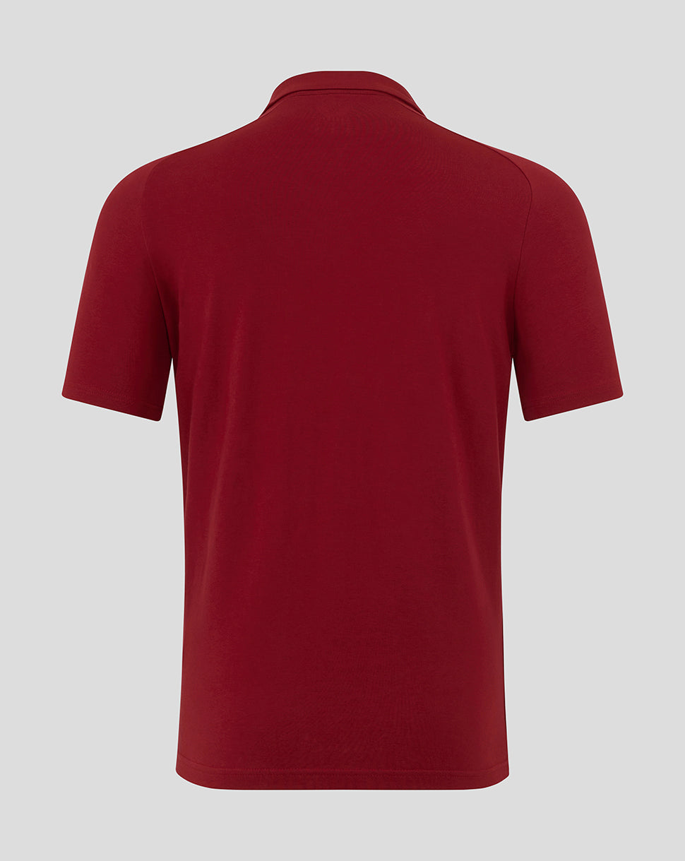 POLO DE VIAJE DE MANGA CORTA DEL ATHLETIC CLUB ROJO