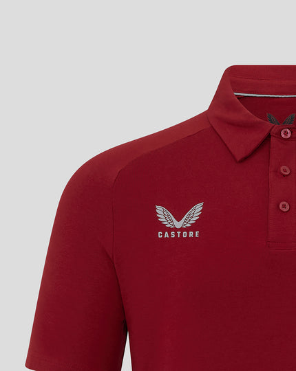 POLO DE VOYAGE À MANCHES COURTES ROUGE DE L’ATHLETIC CLUB
