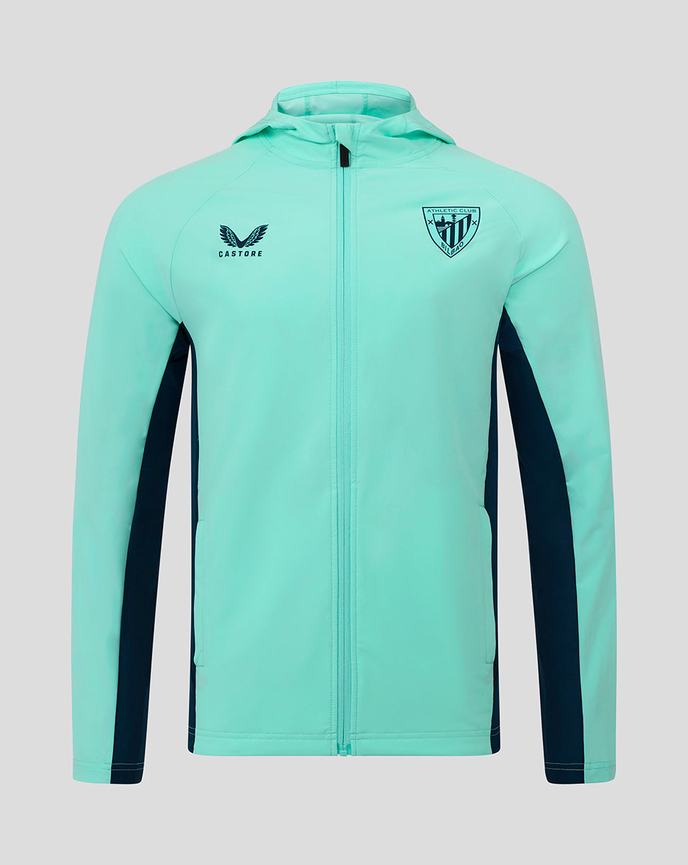 ATHLETIC CLUB PRESENTATION HOODED JACKET - ARUBA BLUE / MOONLIT OCEAN
