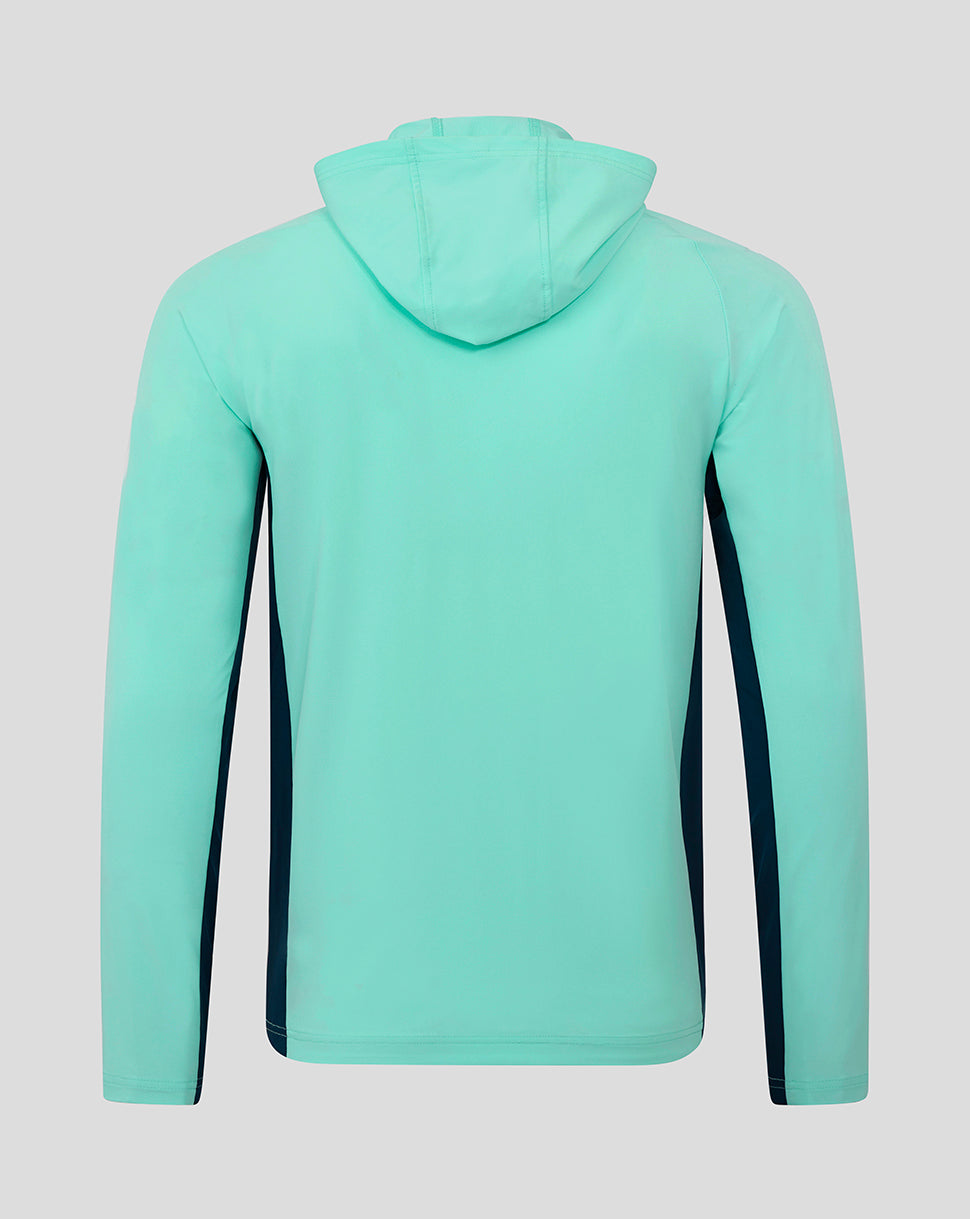 ATHLETIC CLUB PRESENTATION HOODED JACKET - ARUBA BLUE / MOONLIT OCEAN