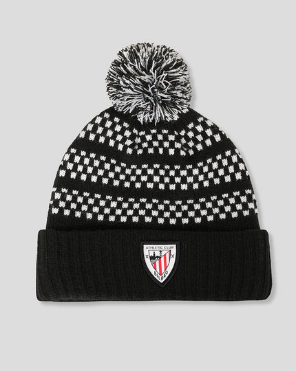 Gorro de Punto Blanco y Negro