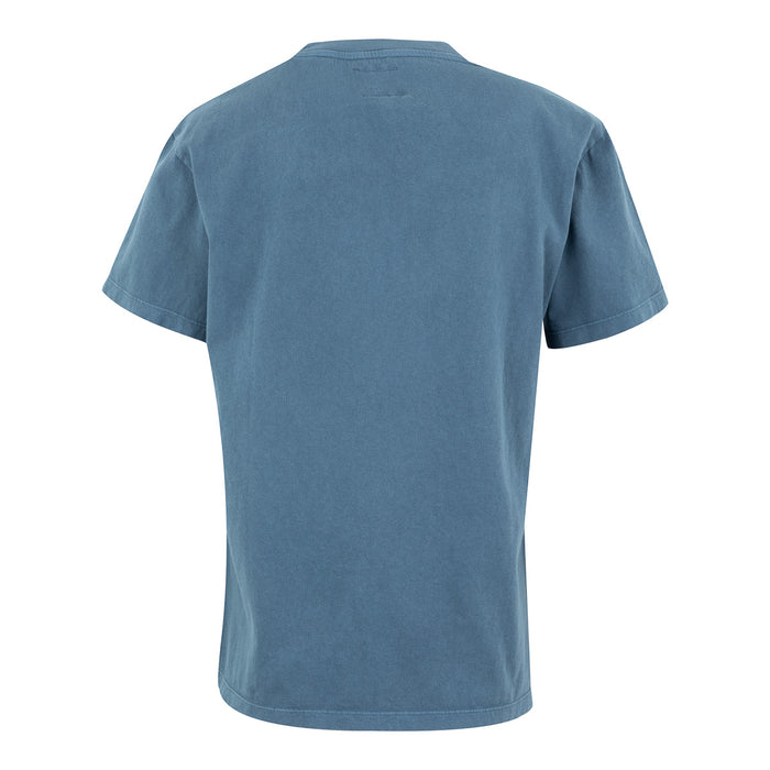Blue Women's AC Collection Tee shown from the back