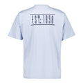 Camiseta azul claro vista trasera con EST 1898 entre barras