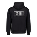 Sudadera con capucha negra con EST 1898 en la espalda