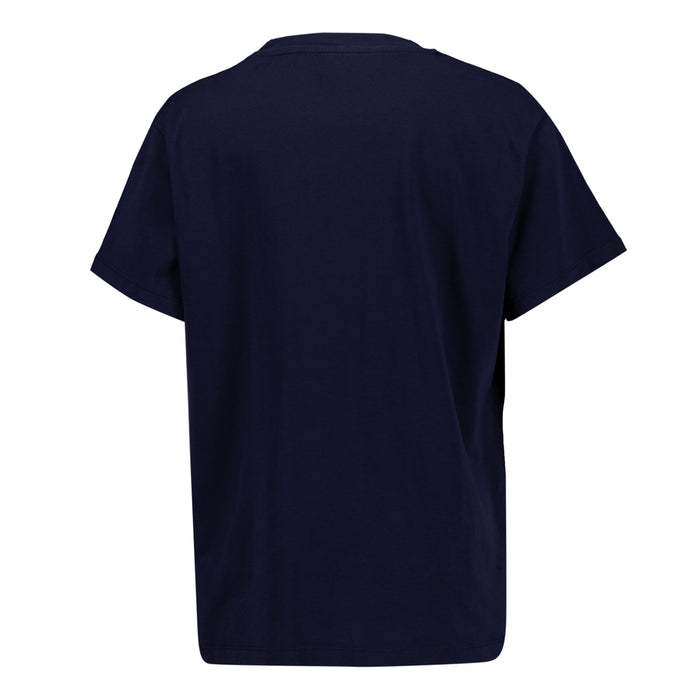 Camiseta gráfica azul marino para juniors vista trasera