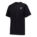 Camiseta oversize negra con el escudo del Athletic Club en el pecho