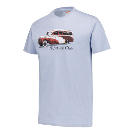 Cam m / c retro autobus celeste
