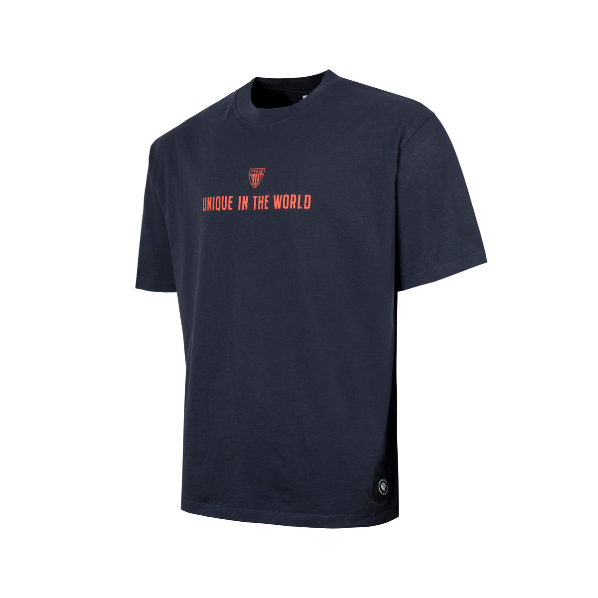Junior Short-Sleeve T-Shirt Harrobia Crest Navy Blue