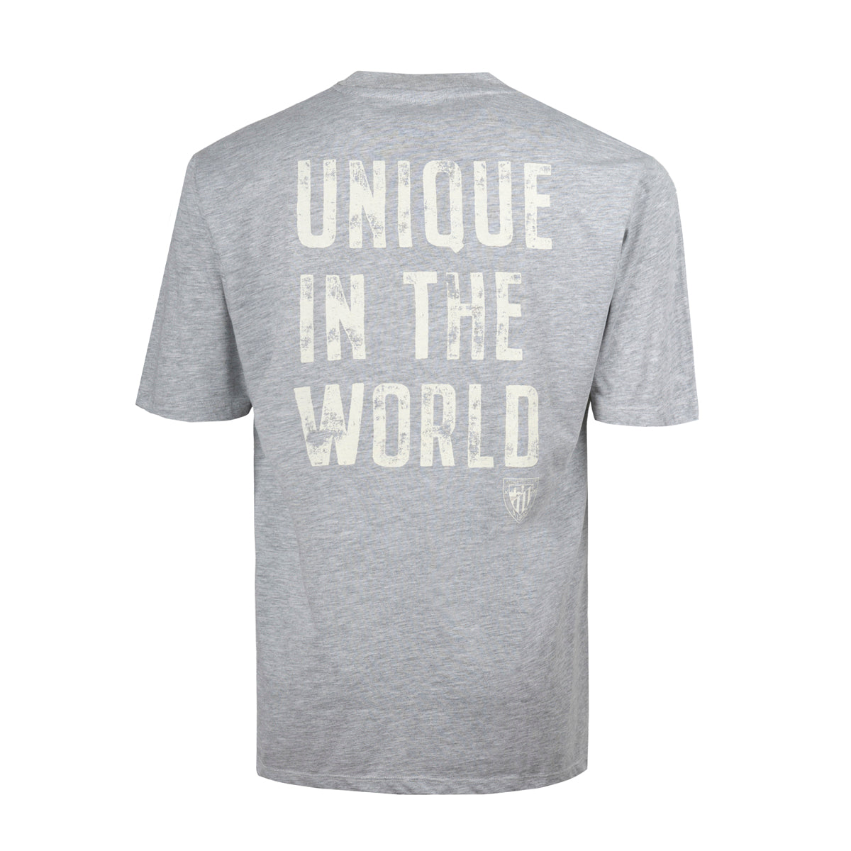 UNIQUE TEXT T-SHIRT GREY