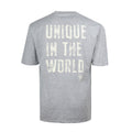 UNIQUE TEXT T-SHIRT GREY