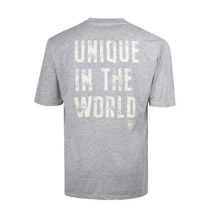 UNIQUE JR TEXT T-SHIRT GREY