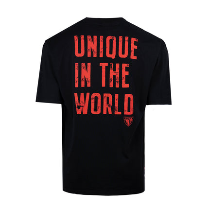 UNIQUE TEXT T-SHIRT BLACK
