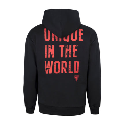 CAP UNIQUE TEXT SWEATSHIRT BLACK