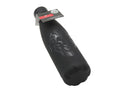 Matte black steel bottle with attached tag showing Athletic Club branding