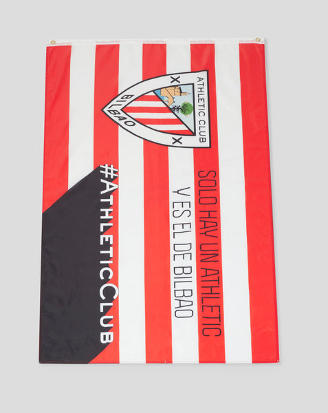 Bandera Oficial Athletic Club Bilbao 155x100cm  Muestra tu apoyo al club  con esta bandera auténtica