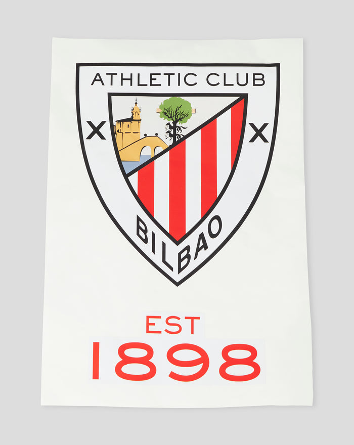 Athletic Club Bilbao crest car sticker sheet featuring a large shield design