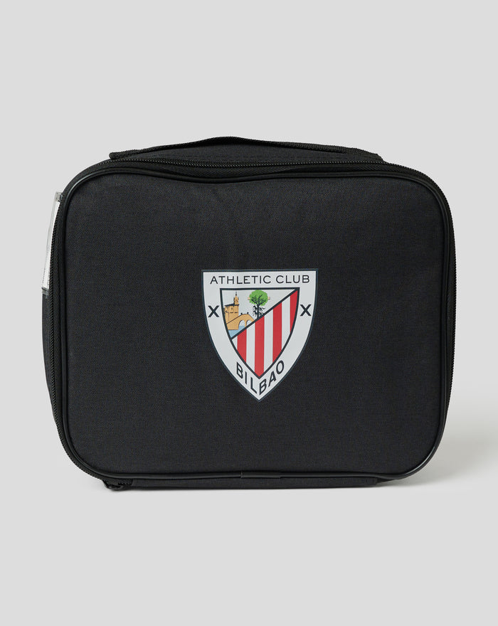 Black lunch bag with Athletic Club Bilbao crest on the front.
