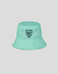 Mint green Athletic Club reversible hat with crest embroidery on the front