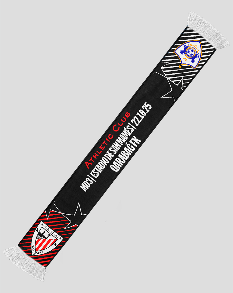 Woven Scarf UCL Athletic C- Qarabag