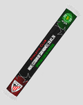 Long black and green scarf with Athletic Club branding and Sporting CP badge at the end