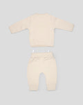 1 pieces Babysuit Beige Crest