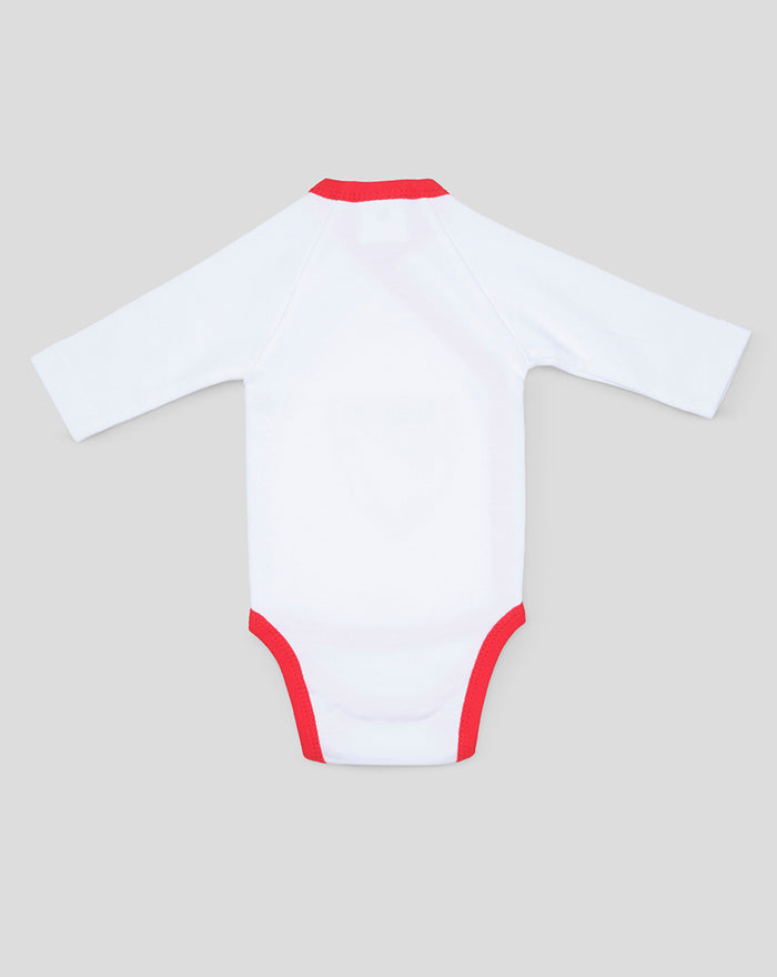 Romper Crest White/Red