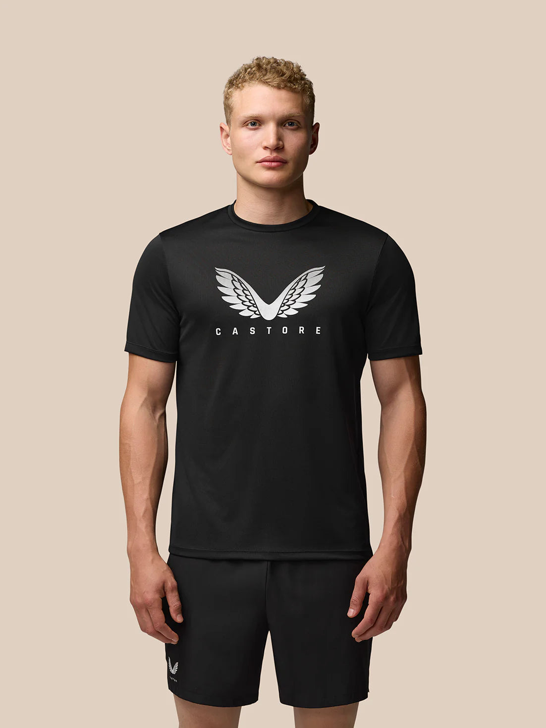 Camiseta gráfica de entrenamiento de adaptación - Negro