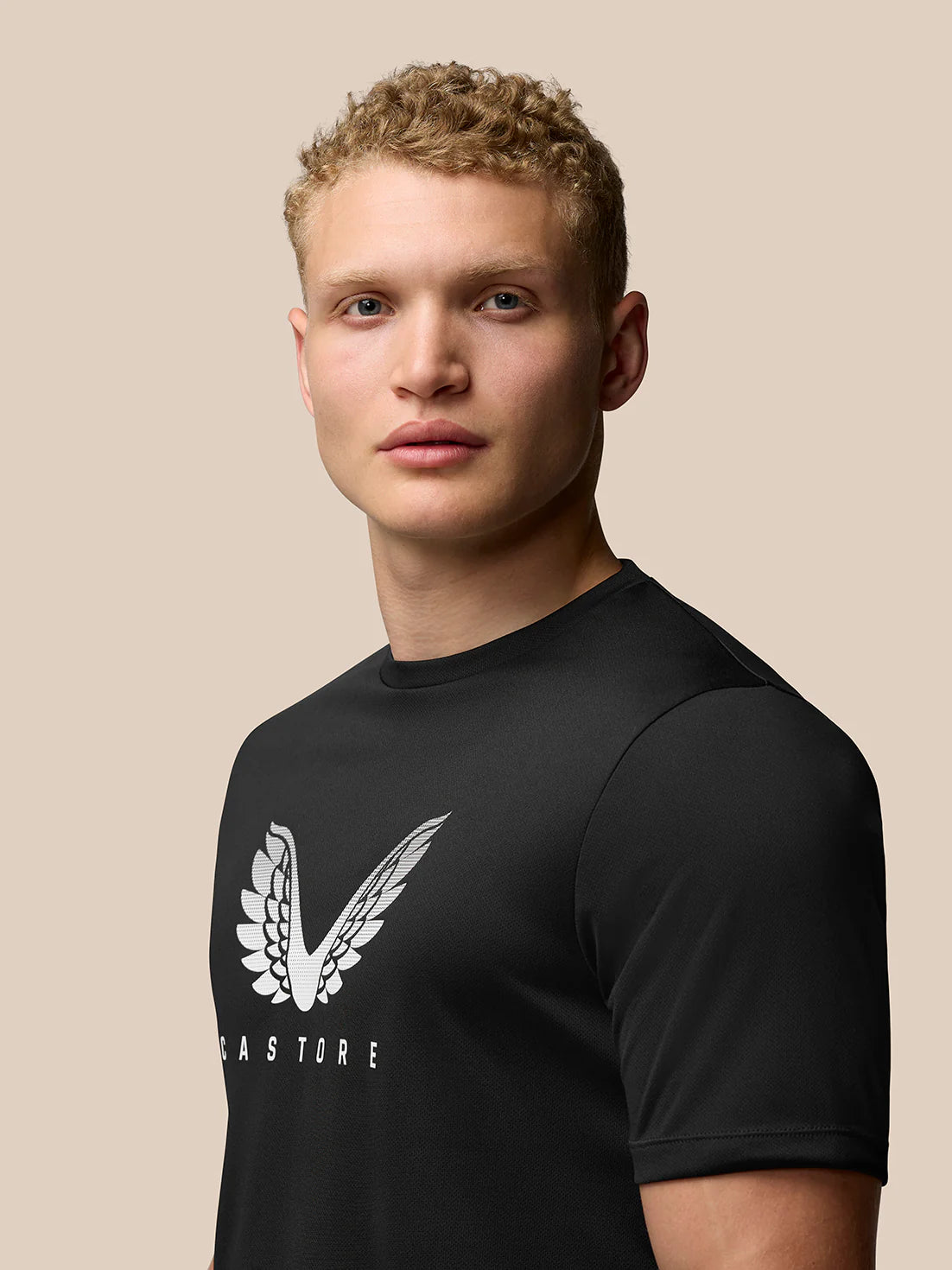 Camiseta gráfica de entrenamiento de adaptación - Negro