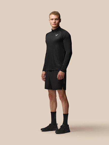 Men's Adapt Print 1/4 Zip Top - Negro