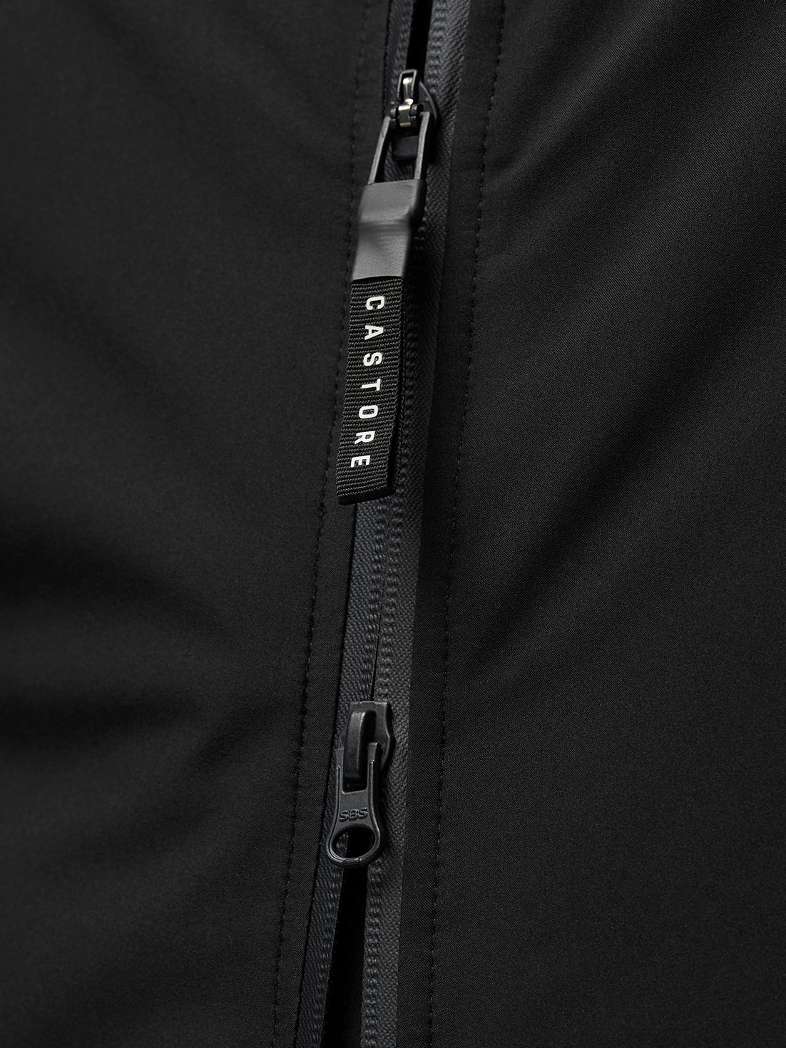 Chaqueta larga acolchada - Negra