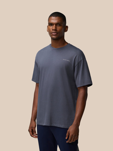 Flex Cotton T-Shirt- Pewter