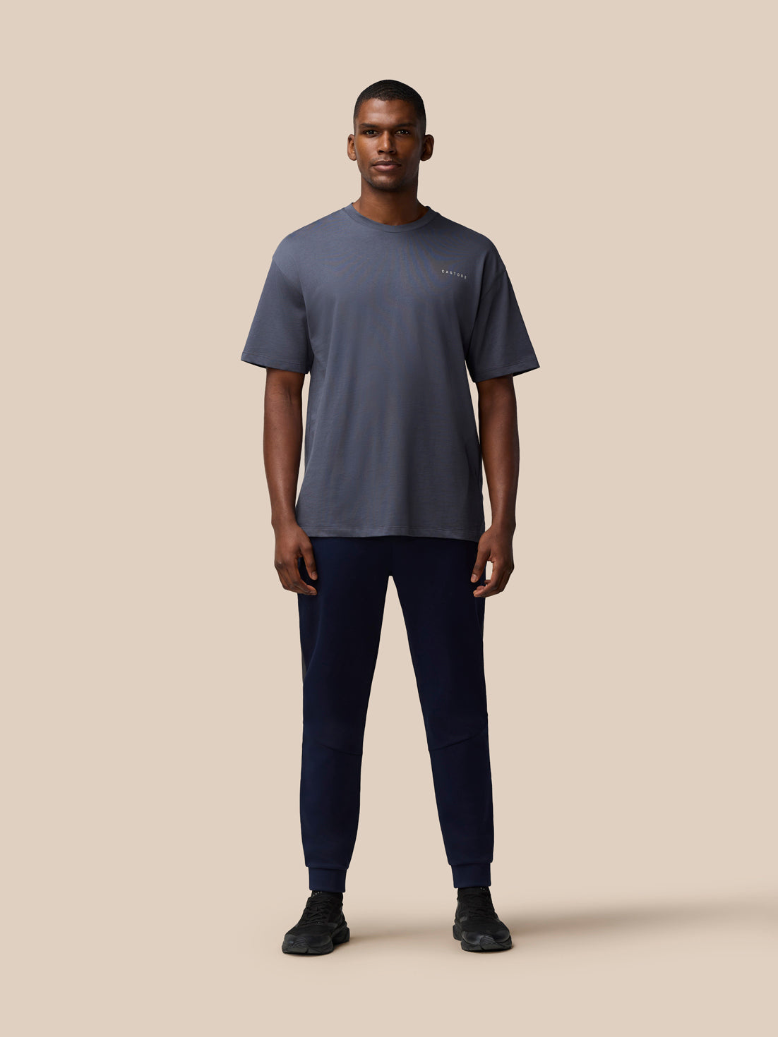 Flex Cotton T-Shirt- Pewter