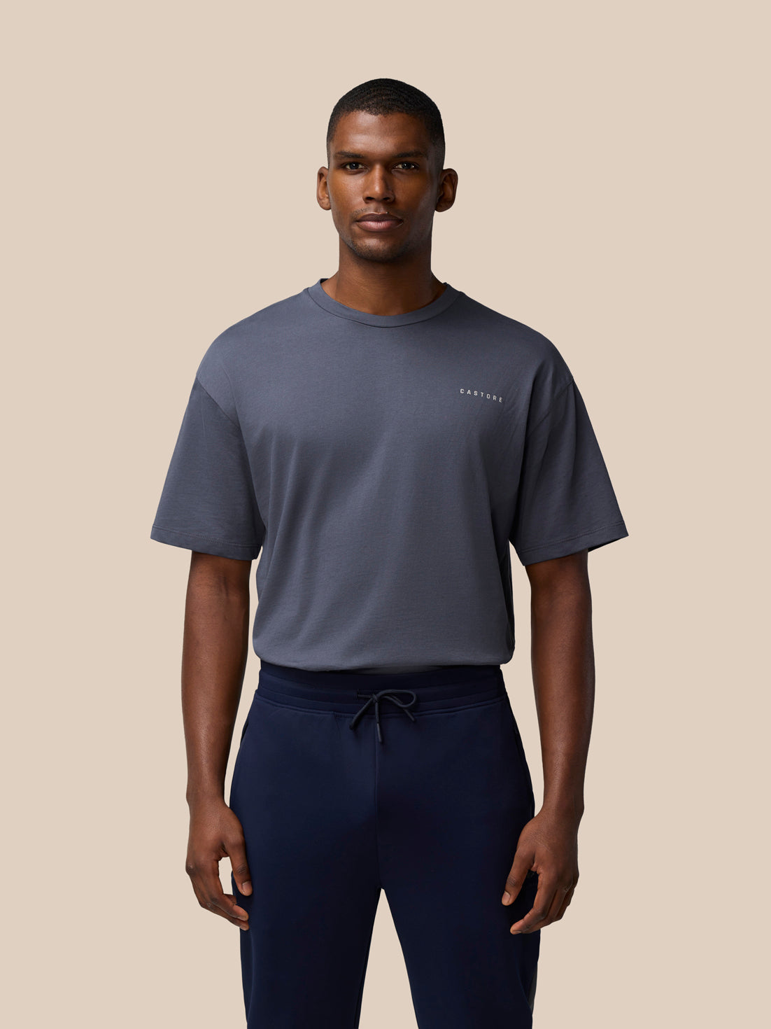 Flex Cotton T-Shirt- Pewter