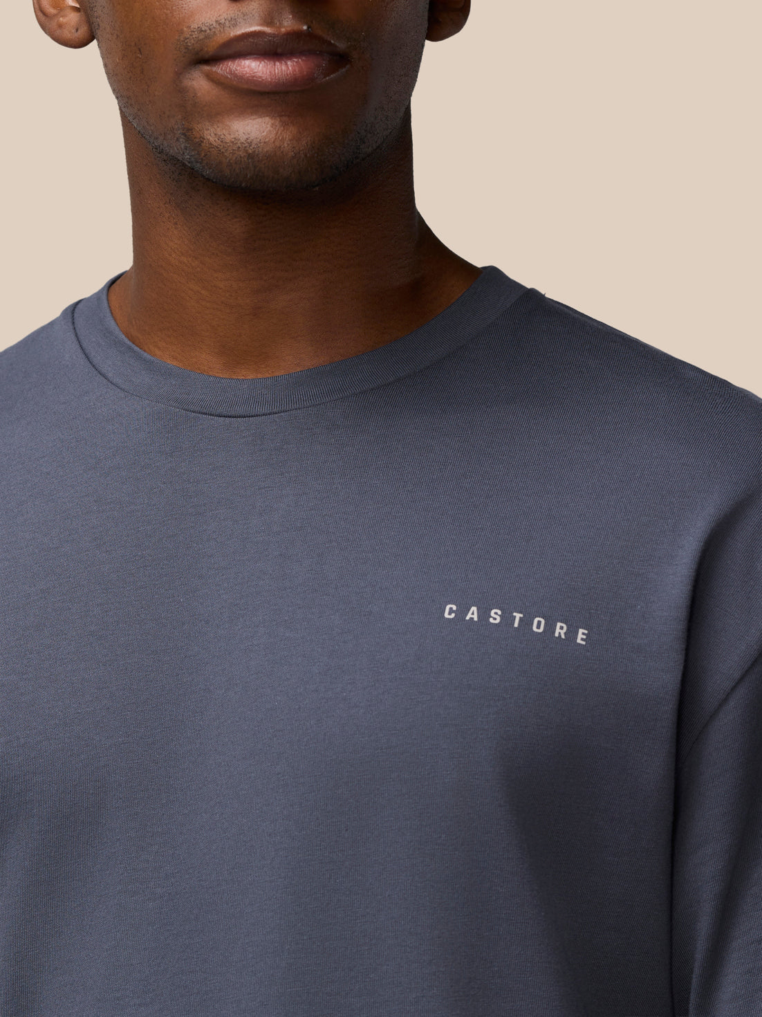 Flex Cotton T-Shirt- Pewter