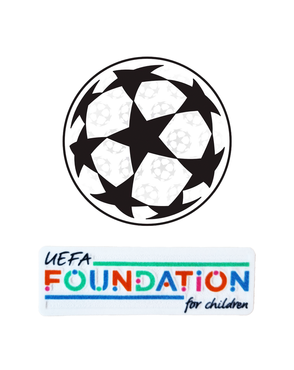 Badge de la Fondation de la Ligue des champions + UEFA (adultes) (bundle)