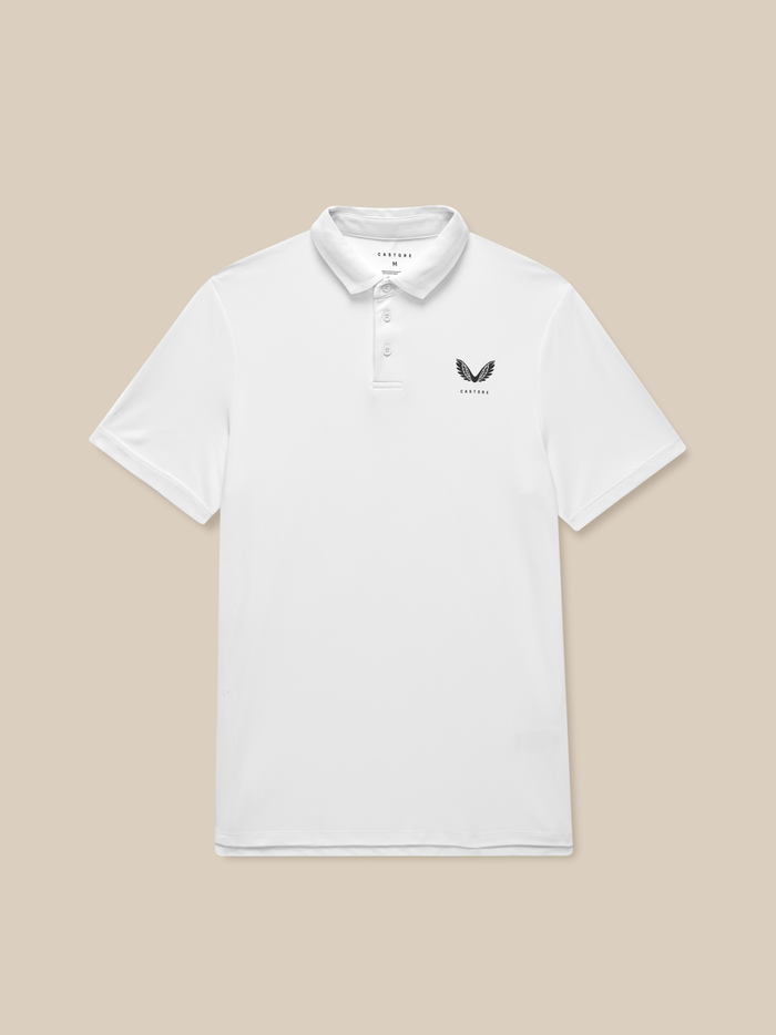 CLUB ESSENTIAL SS POLO WHITE