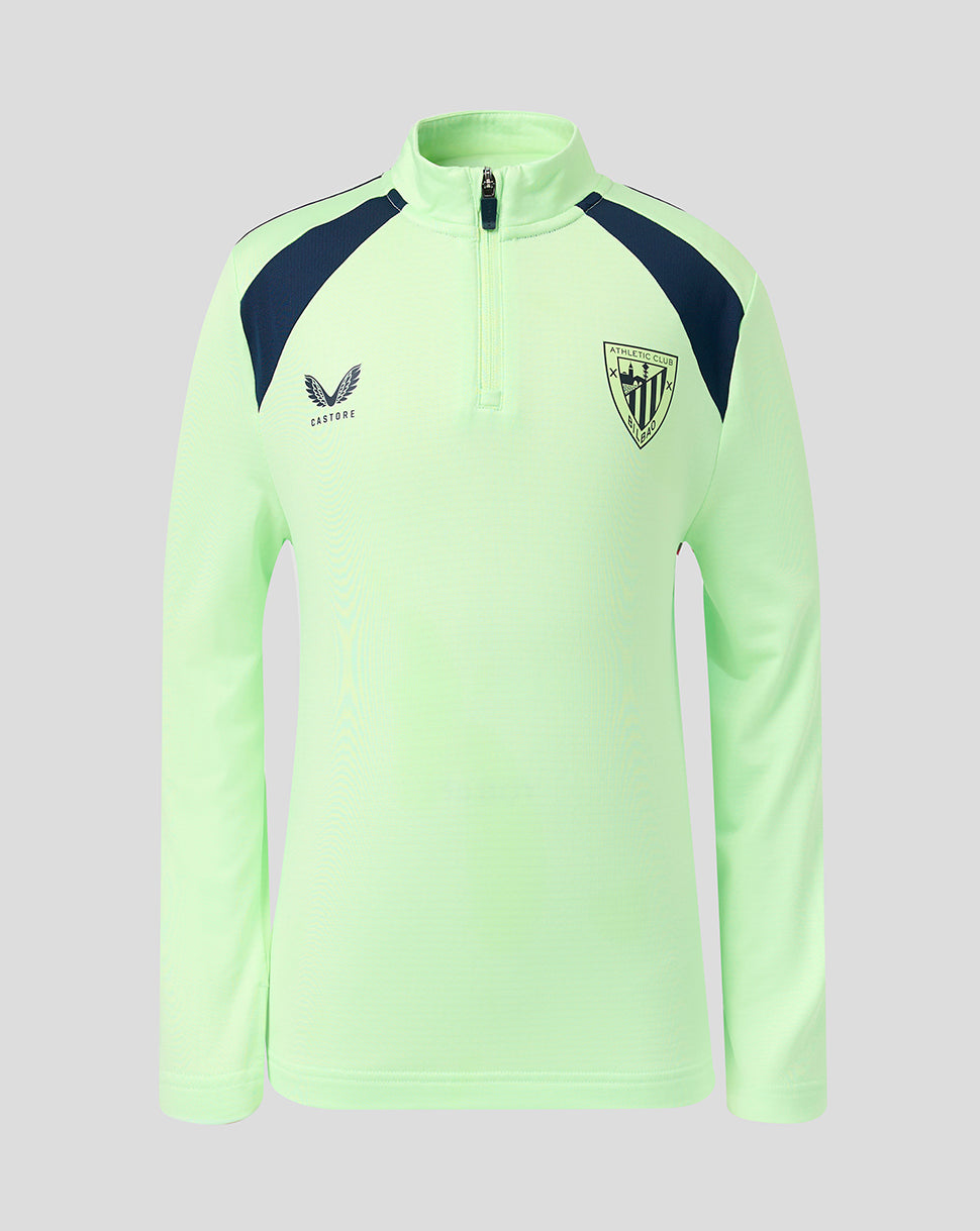 PERFORMANCE MIDLAYER TOP JUNIOR GREEN
